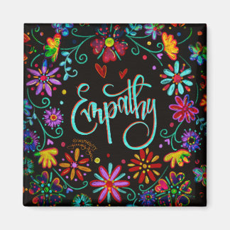Aimant Empathy Floral tendance UN MOT Inspirivity