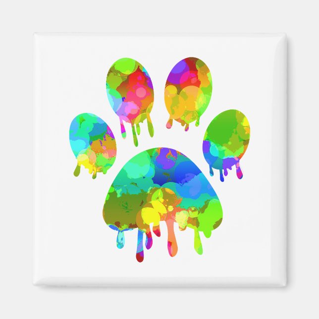 Aimant Empreinte de patte (Devant)