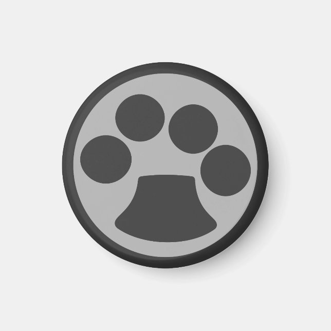 Aimant Empreinte de patte de chats Kitty (Devant)