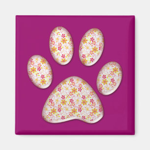 Aimant empreinte de patte kitty