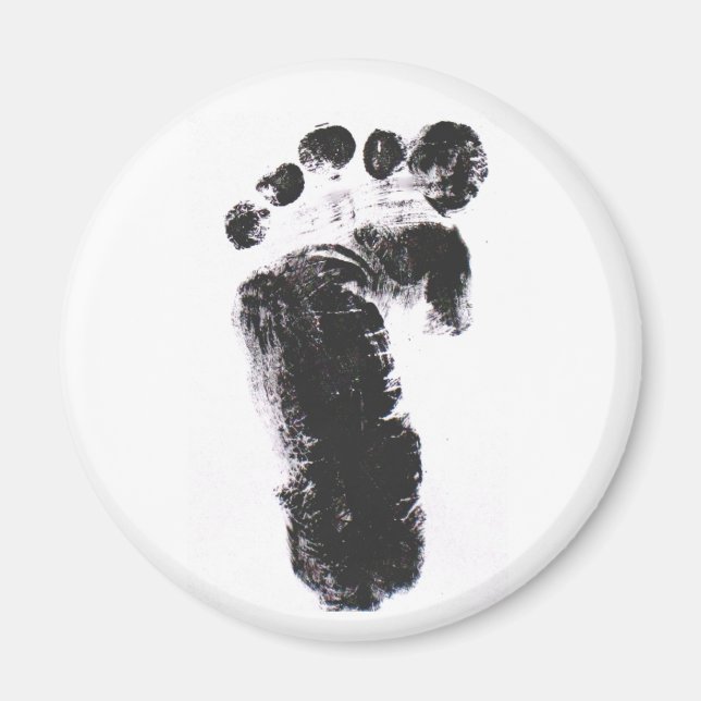 Aimant Empreinte du pied gauche (Devant)