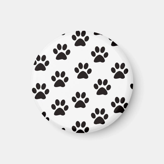 Aimant Empreintes de pattes de chats (Devant)