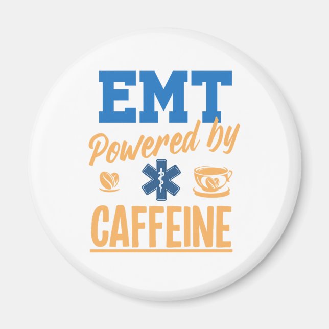 Aimant EMT Alimenté Par Caffeine Caffee Infirmière EMS Pa (Devant)