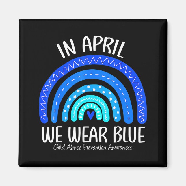 Aimant En Avril, Nous Portons Une Attention Bleue À La Pr (Devant)