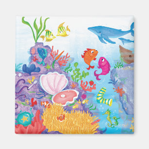 Aimant En Bas Dans L'Océan