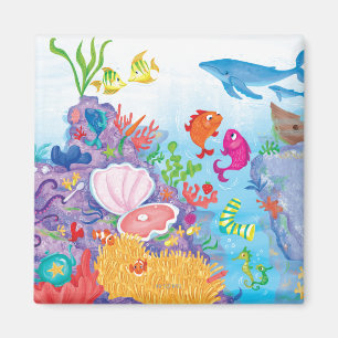 Aimant En Bas Dans L'Océan