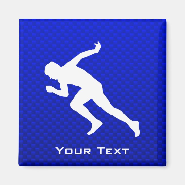 Aimant En cours d'exécution ; bleu (Devant)