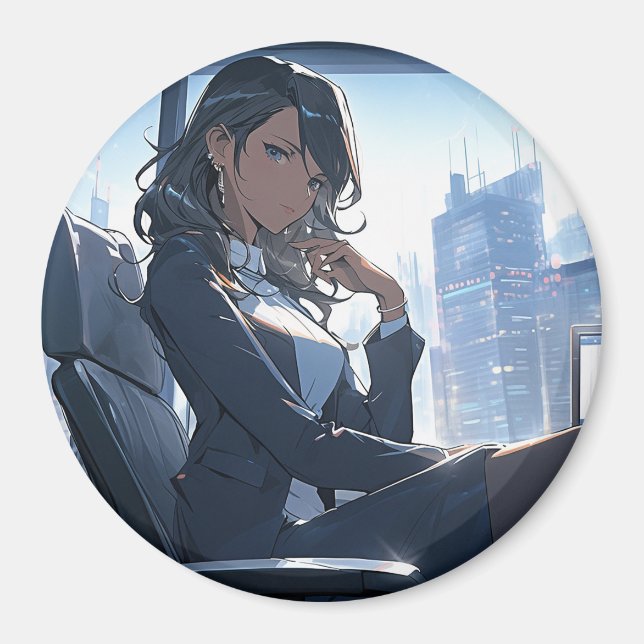 Aimant En fin d'après-midi dans mon bureau (Devant)