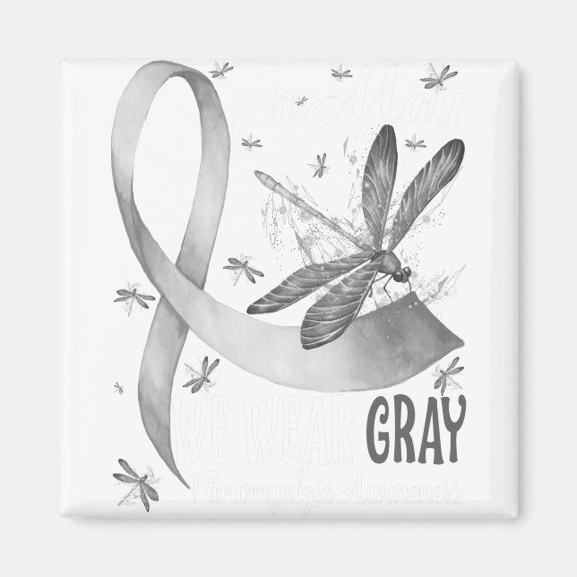 Aimant En Mai, Nous Portons Gris Cerveau Cancer Sensibili (Devant)