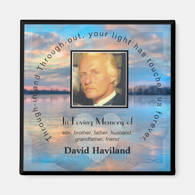 Aimant En mémoire amoureuse de l'aimant HAMbyWG (Devant)