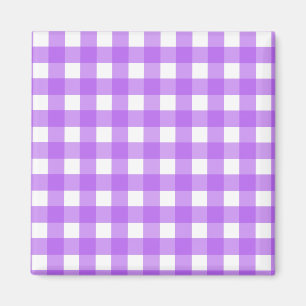 Aimant En vichy violet brillant