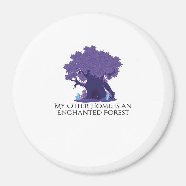 Aimant Encre de Whimsigoth - Forêts mystiques, Lunes et M (Devant)