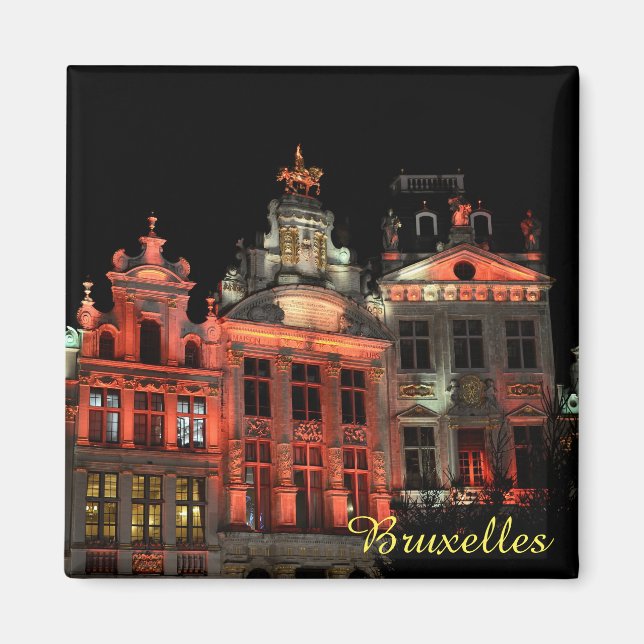 Aimant Endroit grand à Bruxelles, Belgique (Devant)