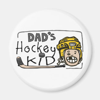 Aimant Enfant de hockey de papa