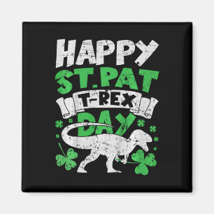 Aimant Enfants Enfants Heureux St Pat Trex Jour Dino St P