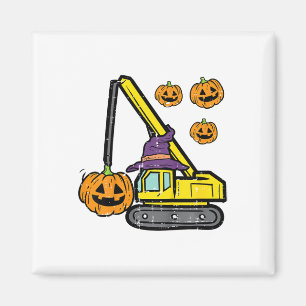 Aimant Enfants Halloween Crane Construction Truck Costume