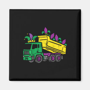 Aimant Enfants Mardi Gras Camion Camion Cute Construction