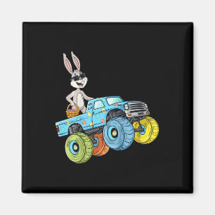 Aimant Enfants Pâques Rabbit équitation Monster Camion Fu