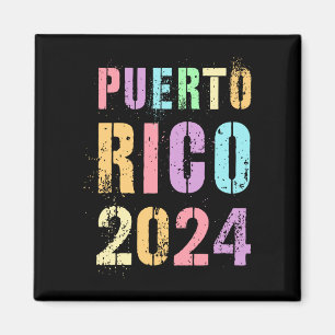 Aimant Enfants Porto Rico 2024 vacances vacay voyage d'hi