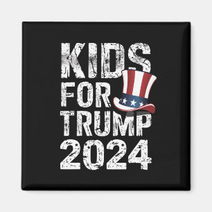 Aimant Enfants pour Trump Élection USA 2024