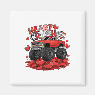 Aimant Enfants Valentines Jour Monster Truck Boys Toddler