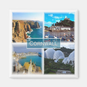 Aimant ENG028 CORNWALL, Angleterre, Europe, Fridge