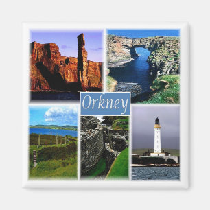 Aimant ENG055 LES ORKNEY ISLANDS ORKNEYS, Angleterre, Fri