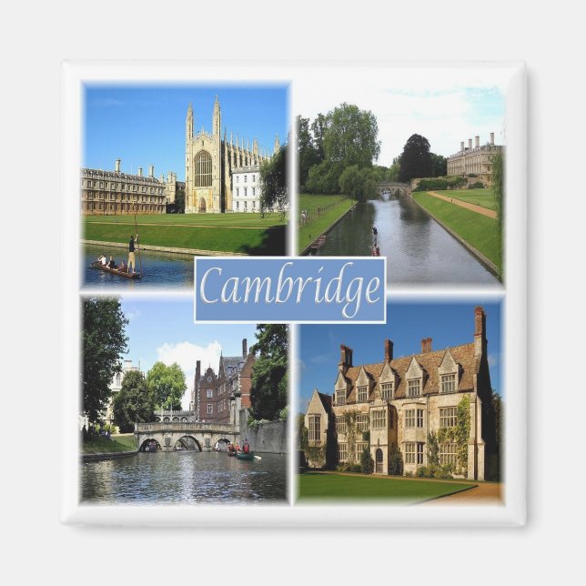 Aimant ENG058 CAMBRIDGE, Angleterre, Europe, Réfrigérateu (Devant)