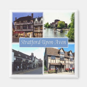 Aimant ENG060 STRATFORD SUR AVON, Angleterre Europe, Frid