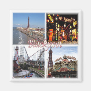 Aimant ENG100 BLACKPOOL, Angleterre, Europe, Fridge