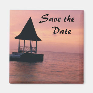 Aimant Enregistrer la date/la destination de mariage