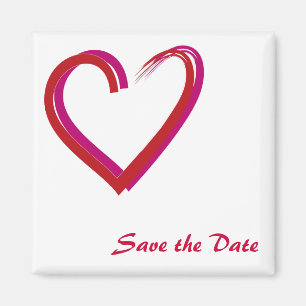 Aimant Enregistrer la date/le coeur