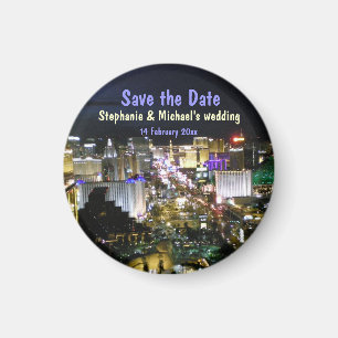 Aimant Enregistrer la date Mariage Las Vegas
