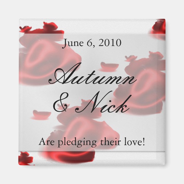 Aimant Enregistrer l'aimant Date (Devant)