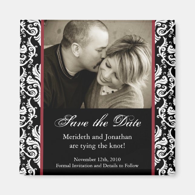 Aimant Enregistrer l'aimant de date (Devant)