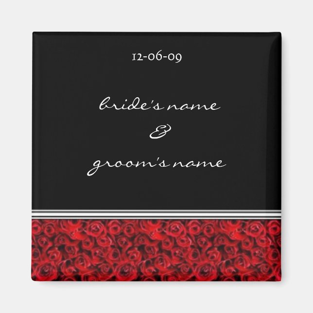 Aimant Enregistrer l'aimant de date (Devant)