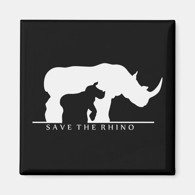 Aimant Enregistrer Le Rhino (Devant)