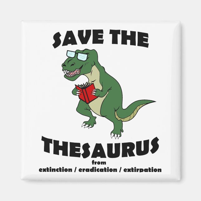 Aimant Enregistrer Le Thesaurus Dinosaur (Devant)