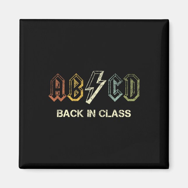 Aimant Enseignant Abcd (Devant)