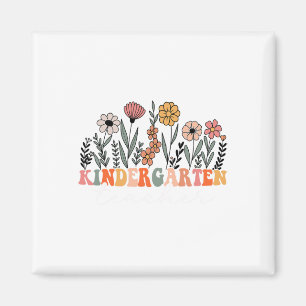 Aimant Enseignant de maternelle Wildflower Ck à l'école