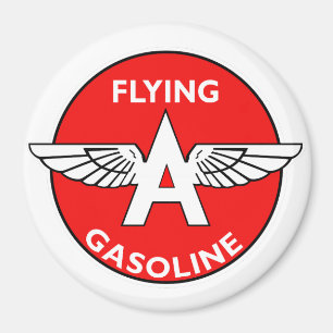 Aimant Enseigne ancienne de Flying A Gasoline