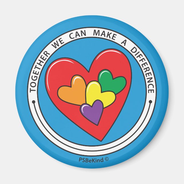 Aimant Ensemble, Nous Pouvons Faire Une Différence 3_ Mag (Devant)