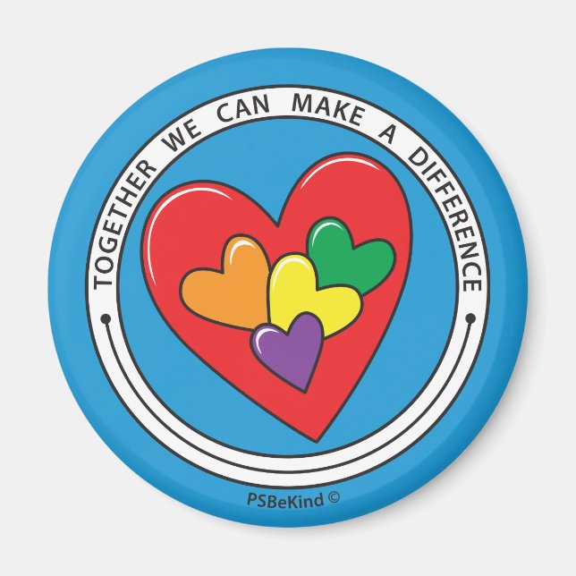 Aimant Ensemble, Nous Pouvons Faire Une Différence 3_ Mag (Devant)