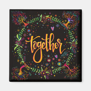 Aimant Ensemble tendance unique Whimsical coloré