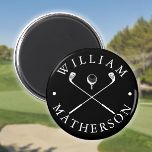 Aimant Ensembles de clubs de golf sur mesure Noir et Blan