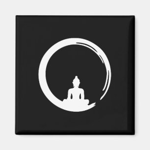 Aimant Enso, Zen, Cercle, Symbole Bouddhisme Bouddha Médi