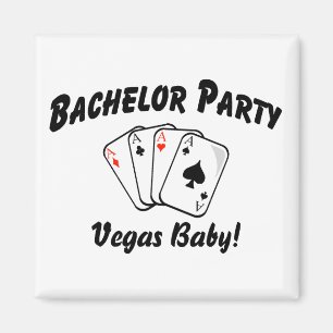 Aimant Enterrement de vie de jeune garçon de Vegas