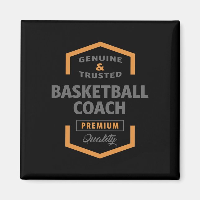 Aimant Entraîneur de basket-ball (Devant)
