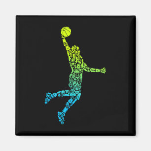 Aimant Entraîneur de basket-ball Dunking Kids Hommes Garç