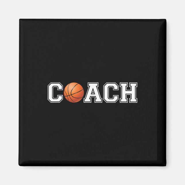 Aimant Entraîneur De Basketball Coach De Sport Personnel  (Devant)